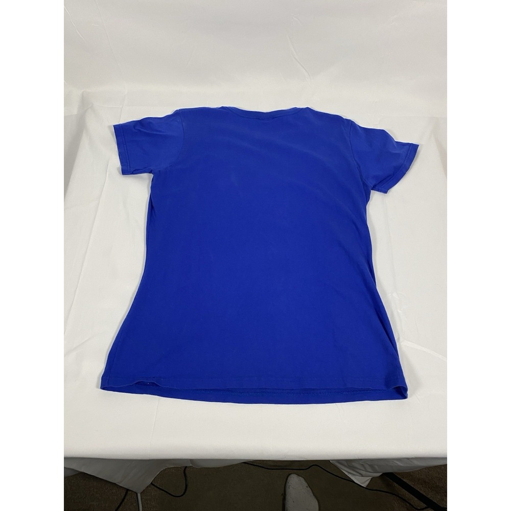 Nike Chicago Cubs Wrigley Field Go Cubs Go T-Shirt Women's XL 16–18 Blue MLB - Picture 7 of 7